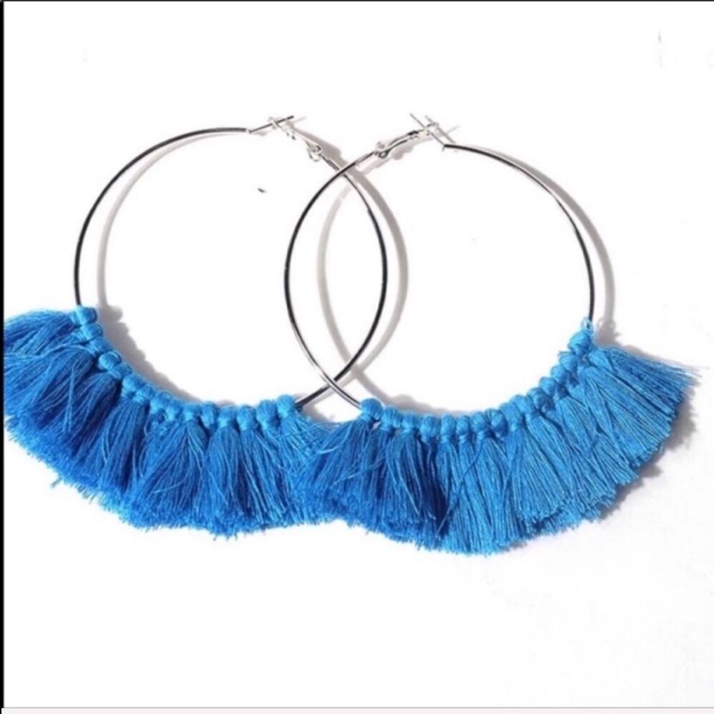 🧡 tassel earring - Picture 5 of 6
